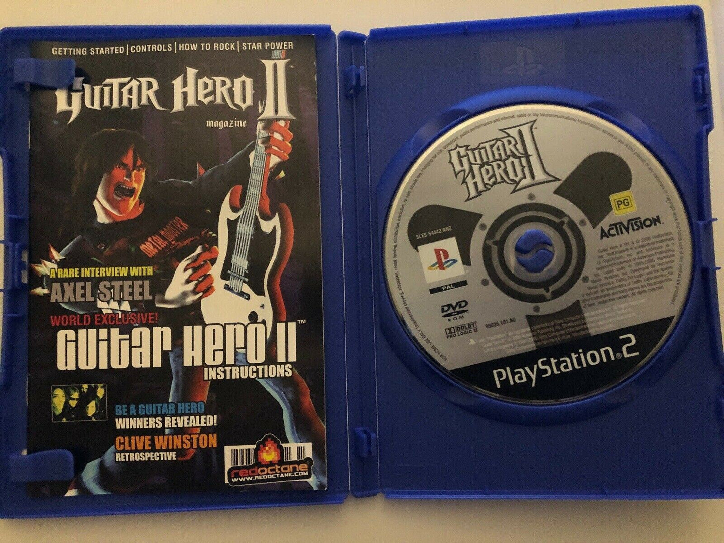 Guitar Hero 2 PS2 - PlayStation 2 AUS PAL - Game & Manual - Free Postage