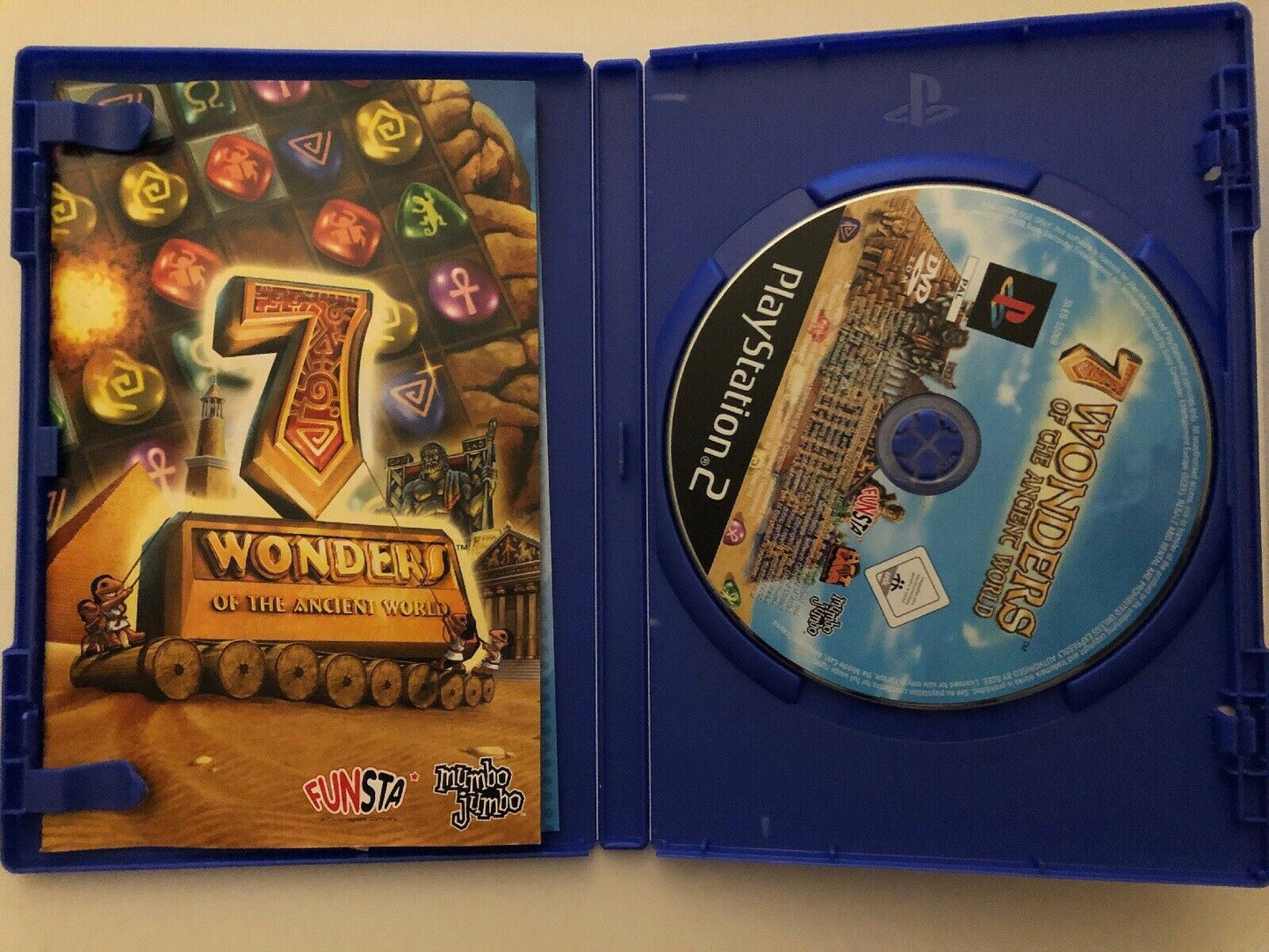 7 Wonders of the Ancient World PS2 - Unique Puzzle Strategy Game - Over 192 Lvls