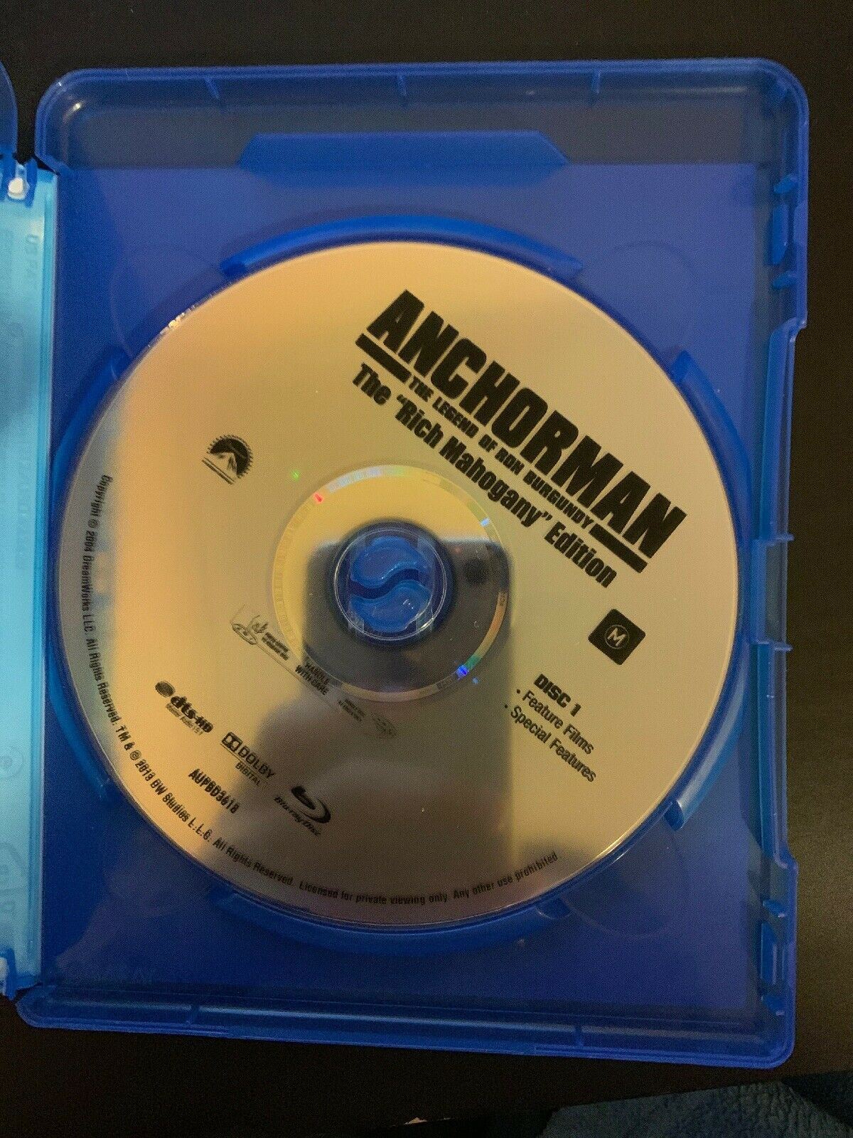 Anchorman - The Legend Of Ron Burgundy Blu-ray FREE OZ SHIPPING!
