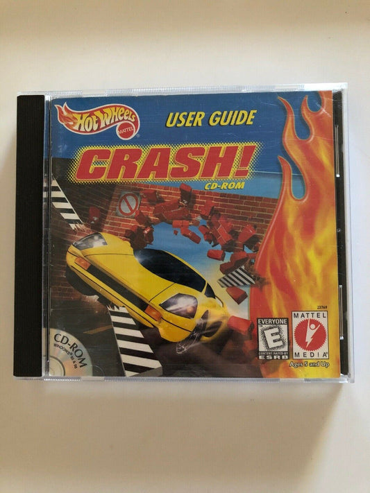 *Rare* - Hot Wheels: Crash! - Windows PC CD-ROM Game - Oz Seller - Free Postage