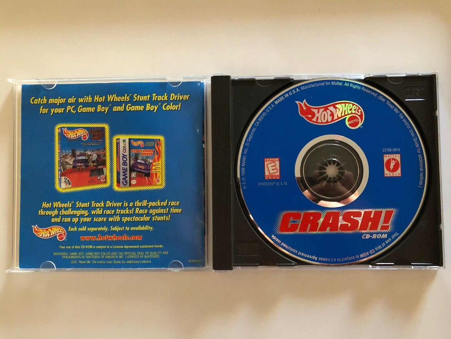 *Rare* - Hot Wheels: Crash! - Windows PC CD-ROM Game - Oz Seller - Free Postage