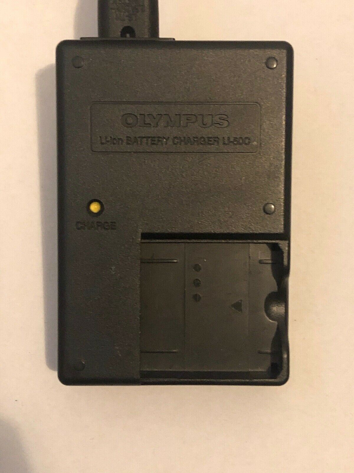 Genuine Olympus Li-ion Camera Battery Charger LI-50CAA for LI-50 Battery