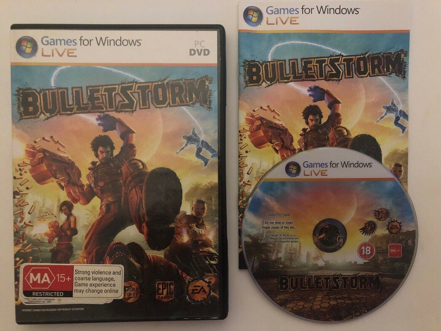 Bulletstorm PC DVD FPS Action Adventure Game