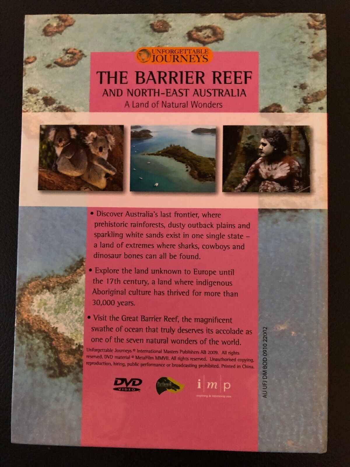 The Barrier Reef And North-East Australia DVD A Land Of Natural Wonders