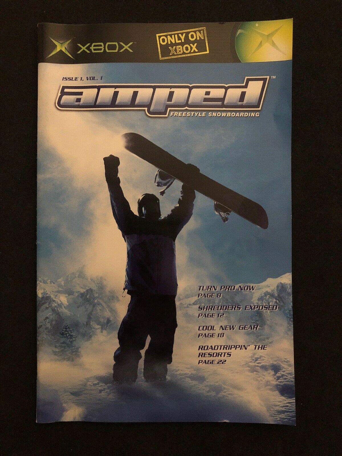 Amped: Freestyle Snowboarding - Microsoft Xbox PAL - Includes Manual