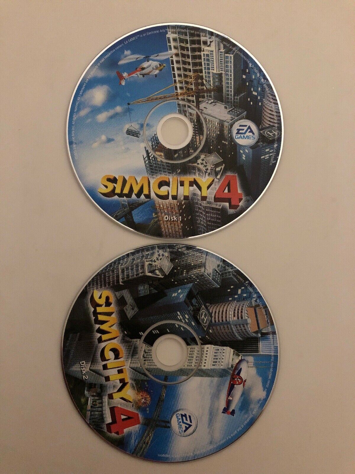 Sim City 4 - PC CD Windows Game - City Building Management Simulation Game