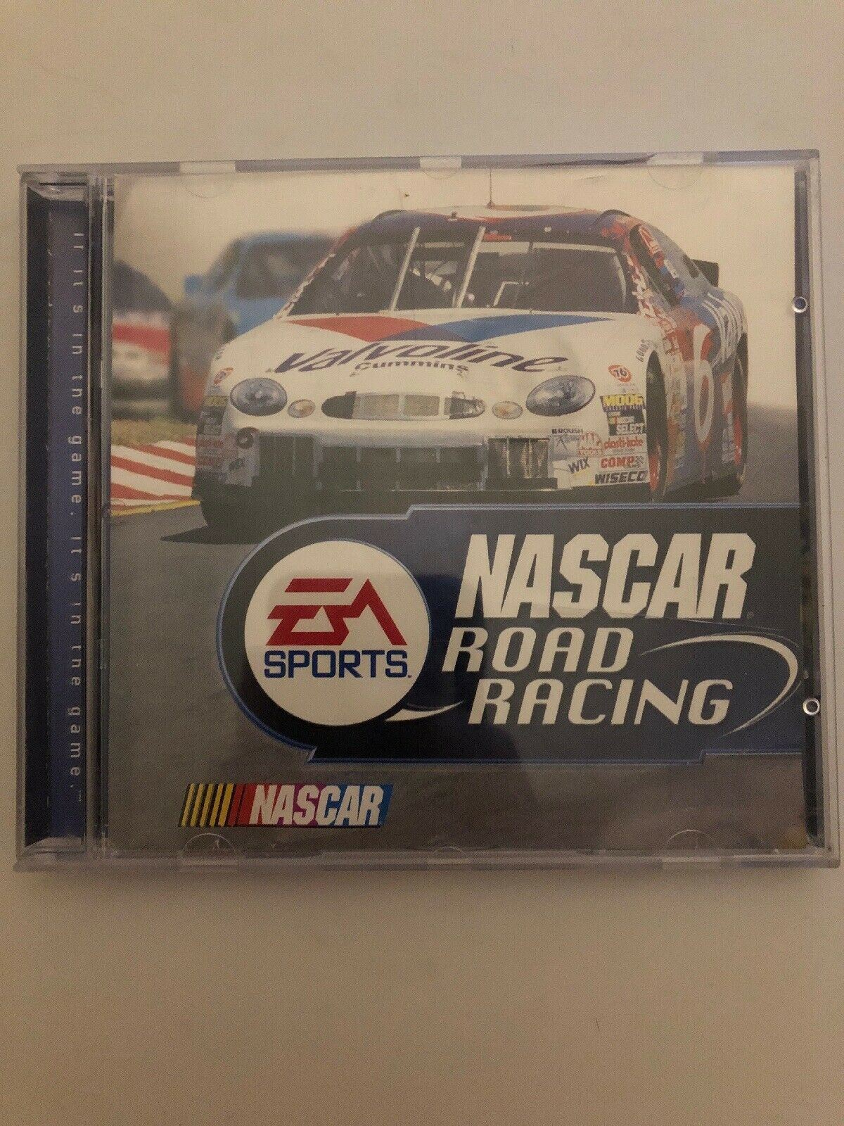 Cd Rom Racing Game NASCAR Road Racing PC 1999 EA CD-ROM Classic Vintage Racing Game ...