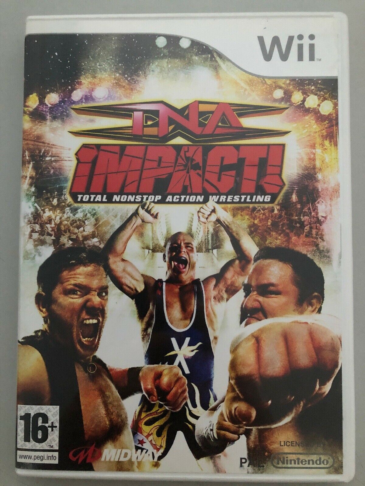 TNA Impact! Total Nonstop Action - Nintendo Wii Wrestling Game - FREE POSTAGE