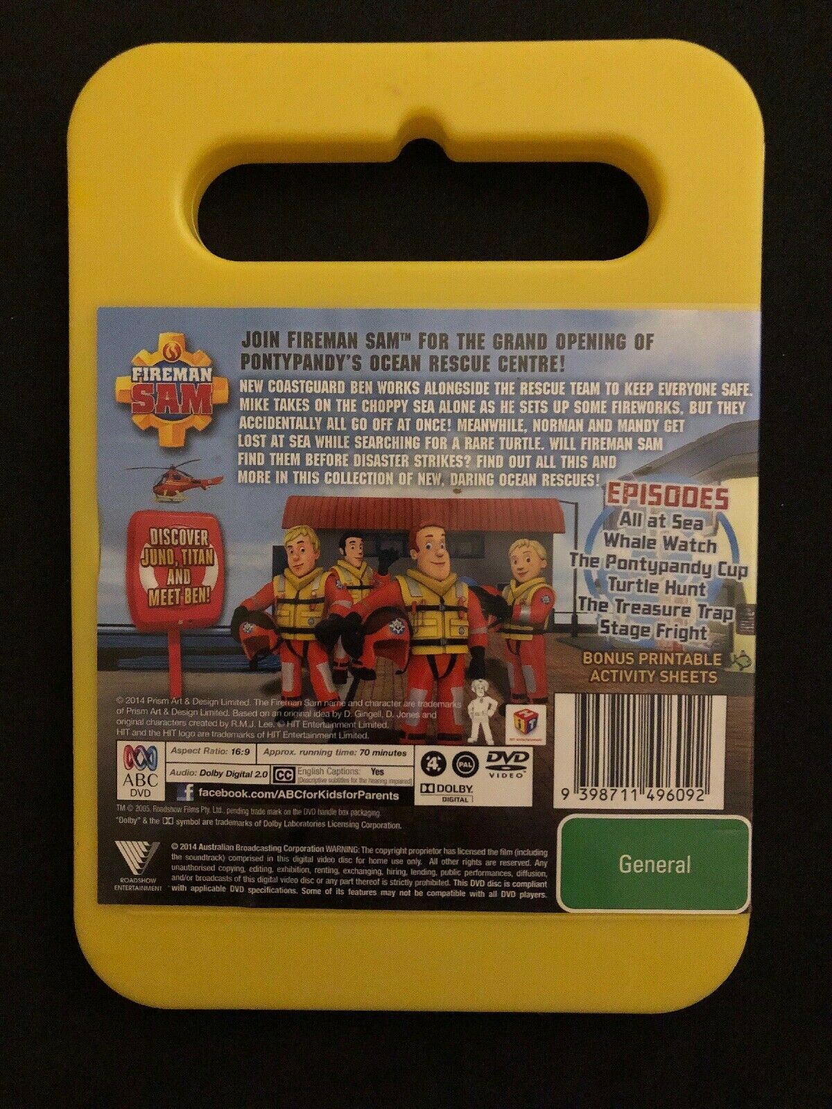 Fireman Sam - Ocean Rescue! (DVD) Region 4 ABC For Kids