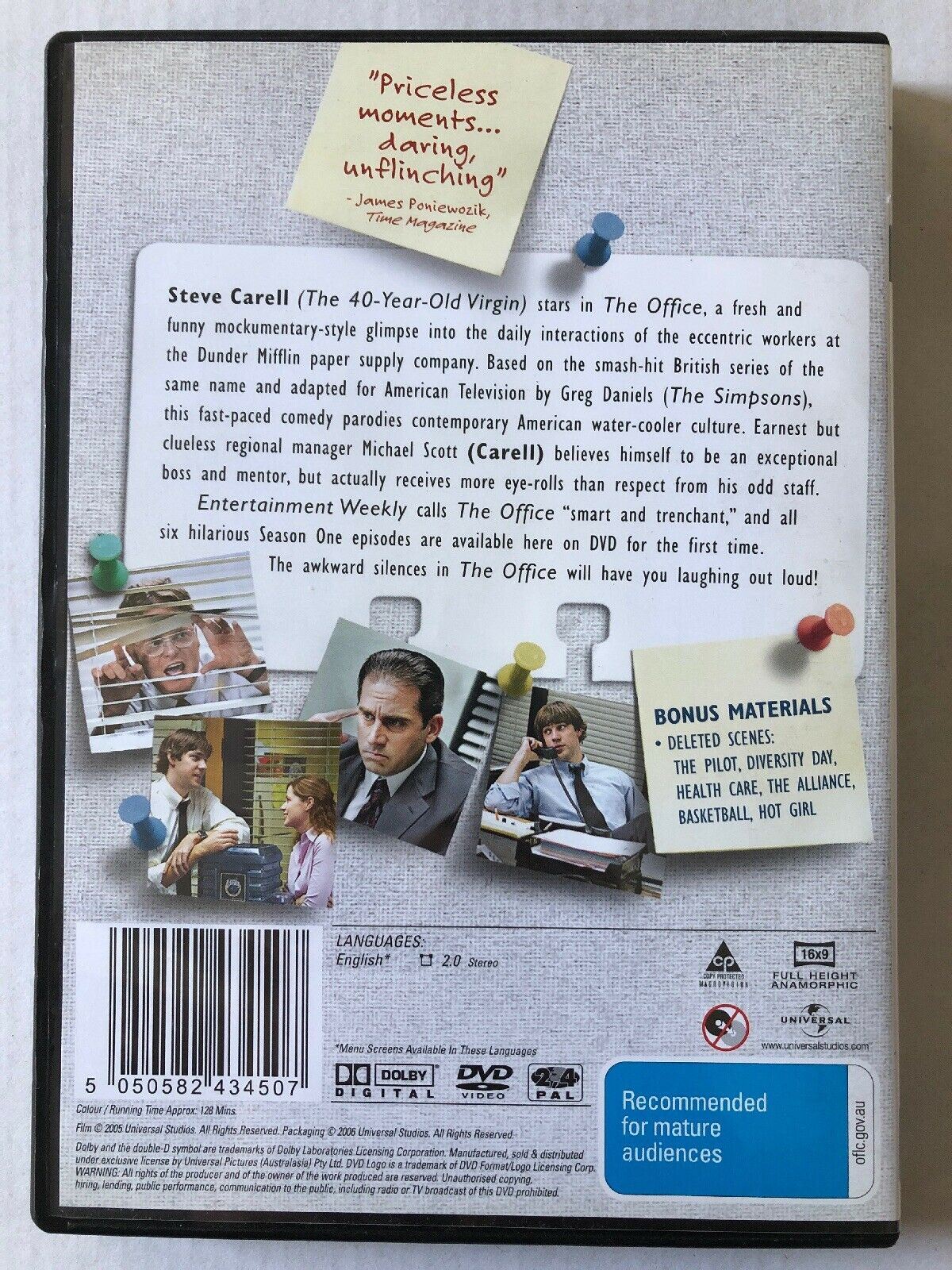 The Office : Season 1 (DVD, 2006)  Region 4