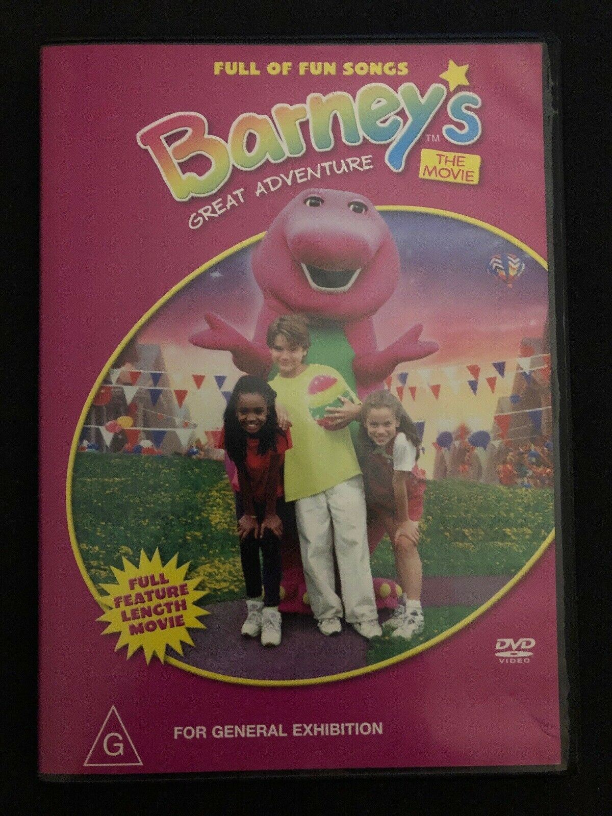 Barney s Great Adventure DVD Region 4 Retro Unit Barney s Great Adventure DVD Region 4 Retro Unit