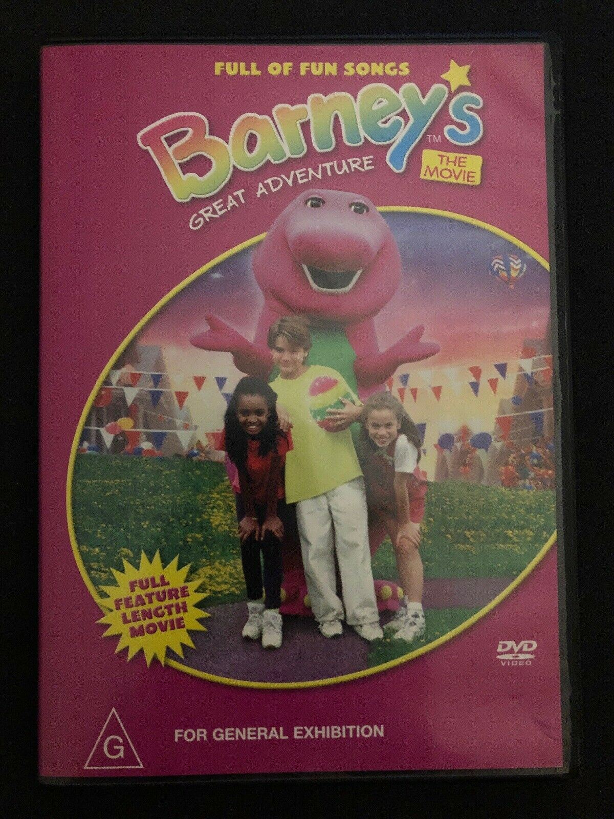 Barney's Great Adventure DVD Region 4