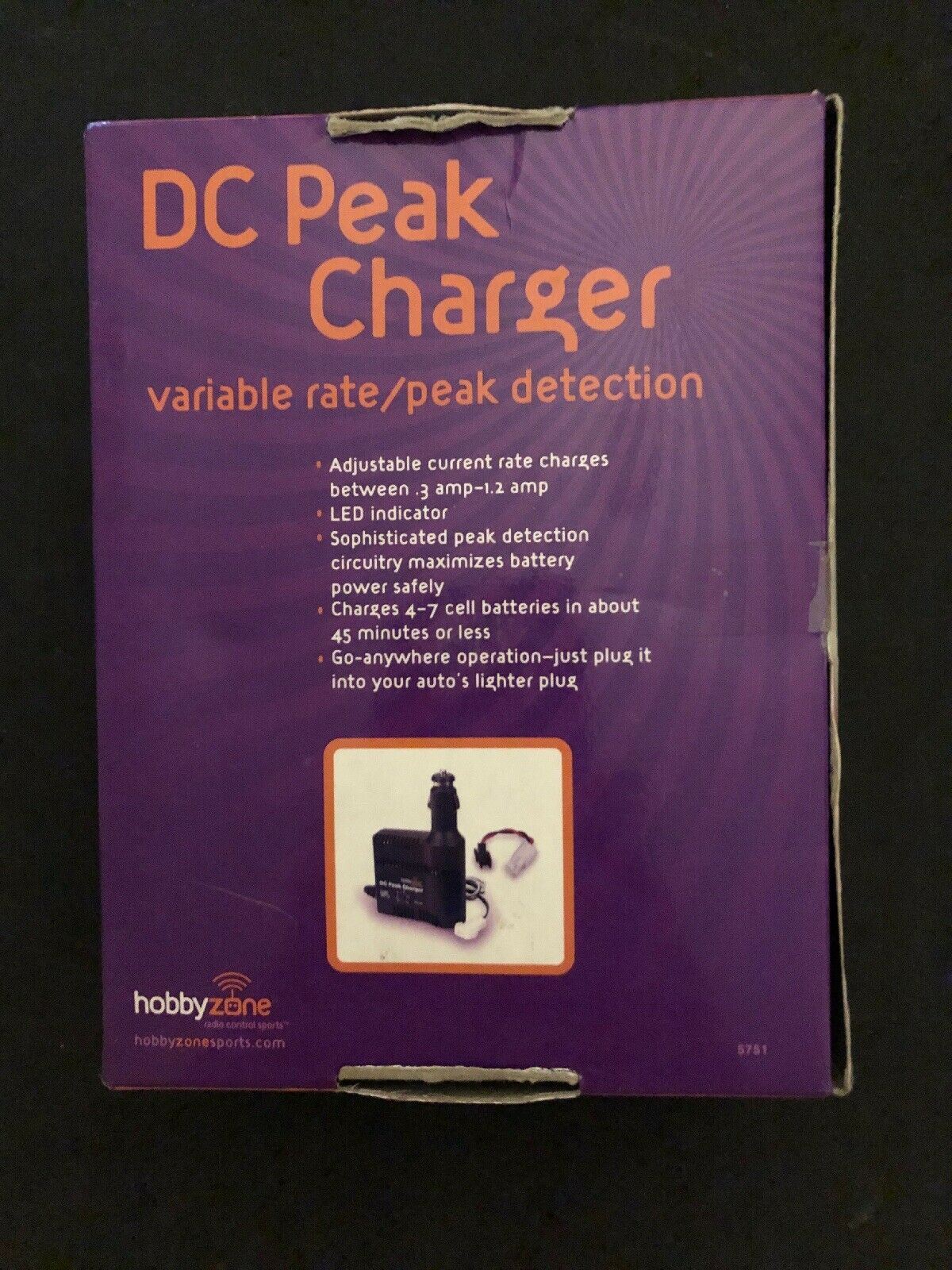 Hobbyzone DC Charger Variable Rate/Peak Detection NEW