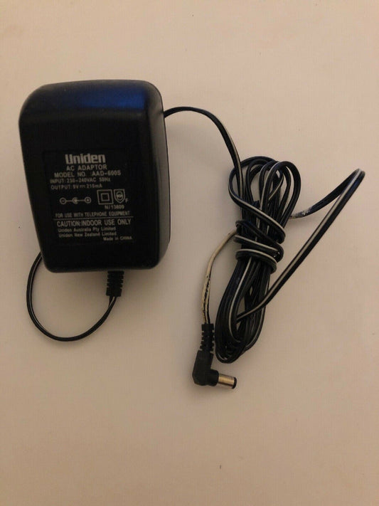 Genuine Uniden AAD-600S AC Adapter 9V 210mA for Home phone