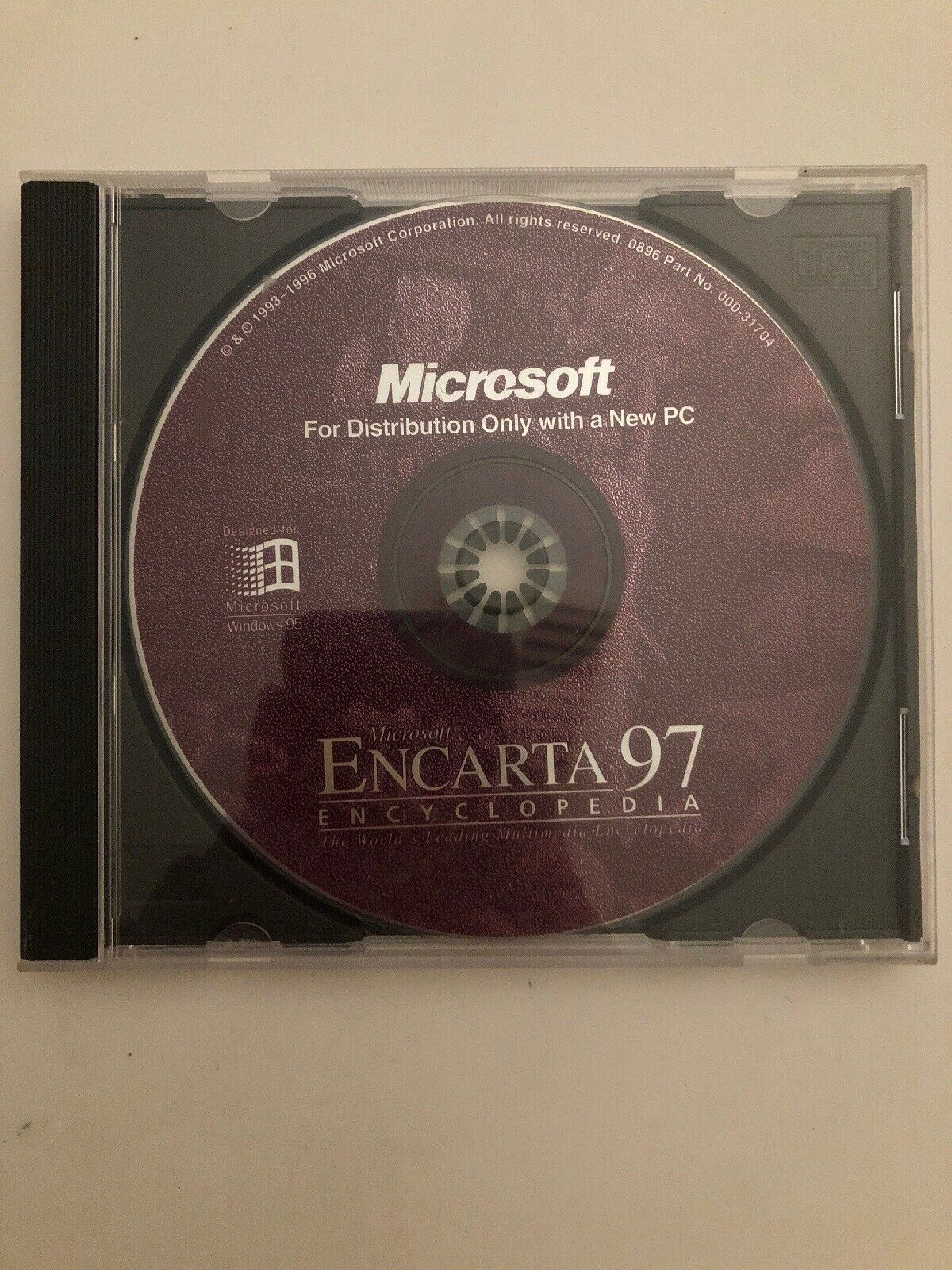 Microsoft Encarta Encyclopedia 97 - PC CD - 1996