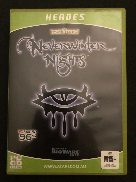 Neverwinter Nights - Forgotten Realms PC (2002, CD) Action Adventure RPG Game