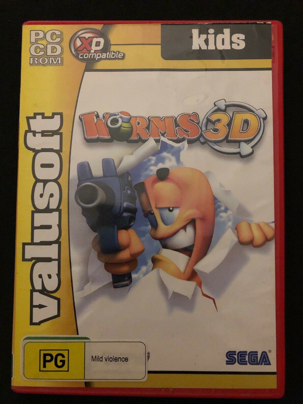 Worms 3D -  PC (CD, 2003) 3D Artillery Tactical Game