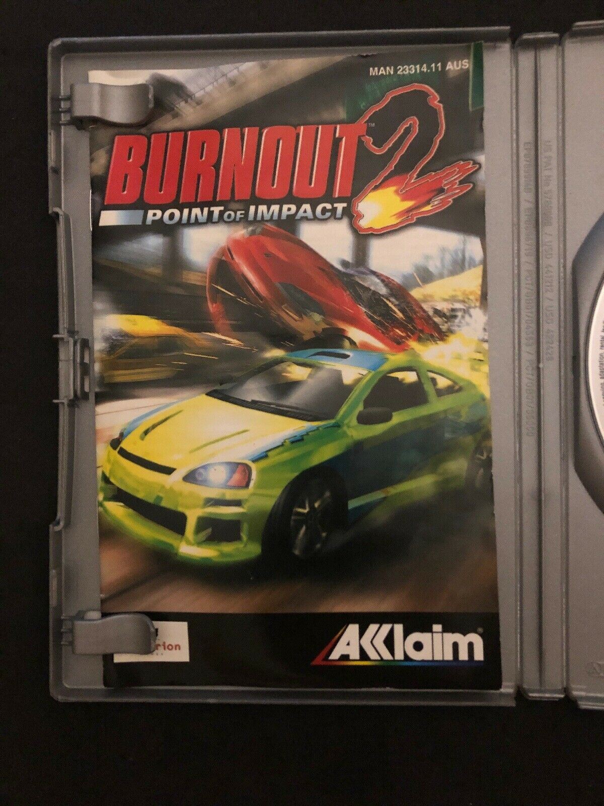 Burnout 2: Point Of Impact - Sony Playstation 2 PS2 Classic Racing Game