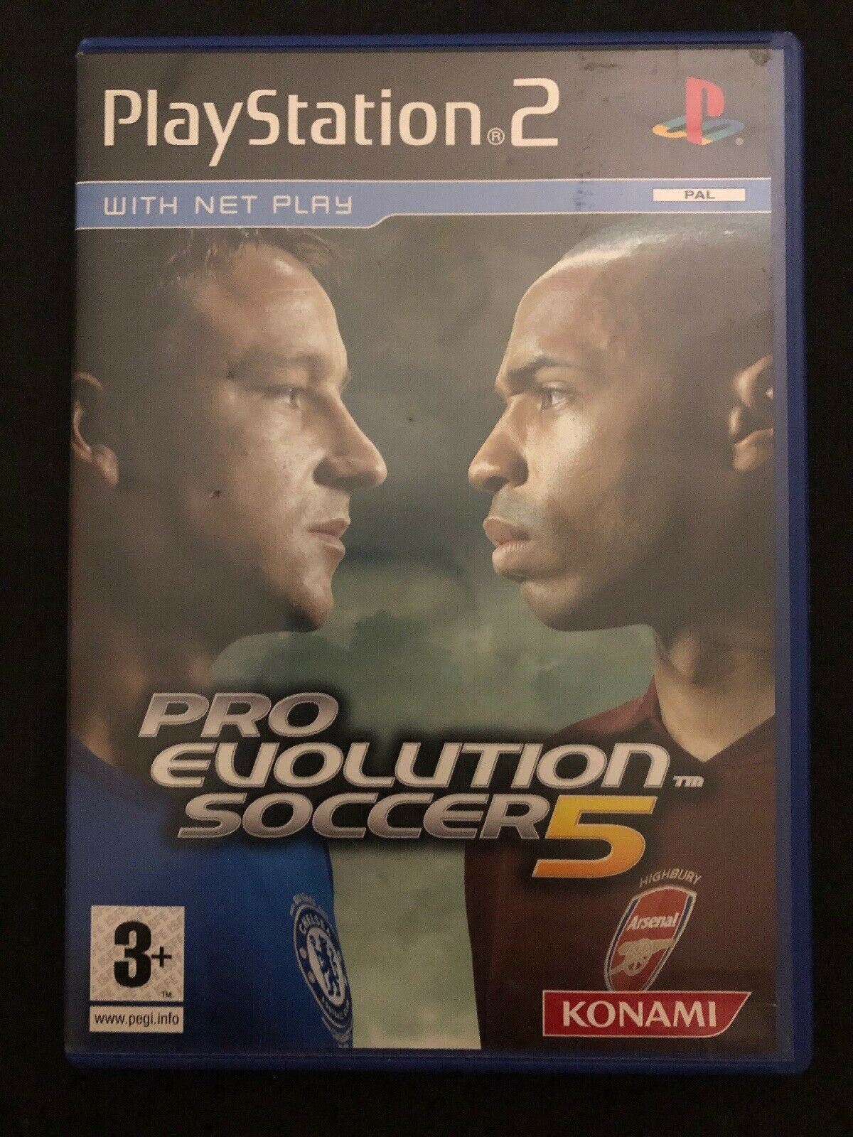 Pro Evolution Soccer 5 PES 5 - Sony Playstation 2 PS2 Soccer Football Game