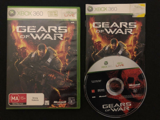 Xbox 360 - Gears Of War - Good Condition Including Manual