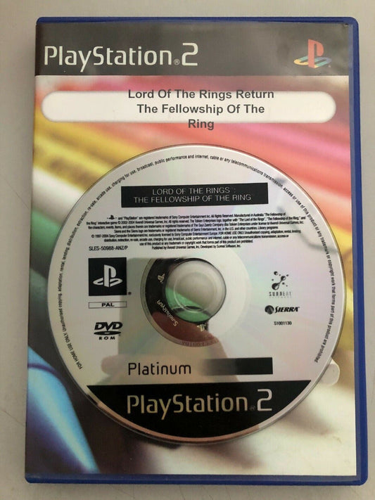 Lord of the Rings Fellowship of the Ring - PS2 PlayStation 2 | PAL Disc Only