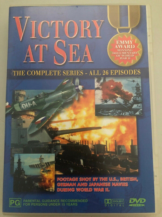 Victory At Sea: The Complete series DVD Region 4 Disc VGC Documentary War