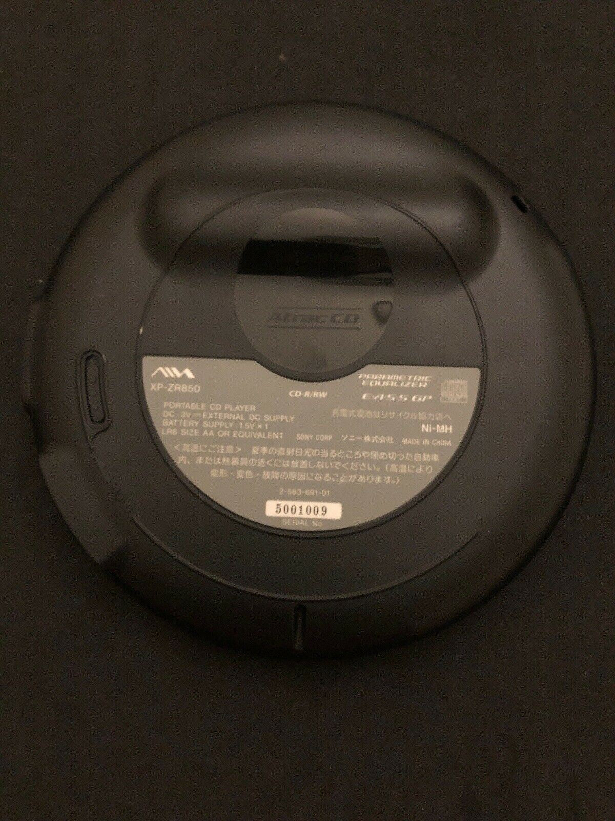 AWA Portable CD MP3 Radio AM/FM/TV Player XP-ZR850 Anti-Skip Bass Boost