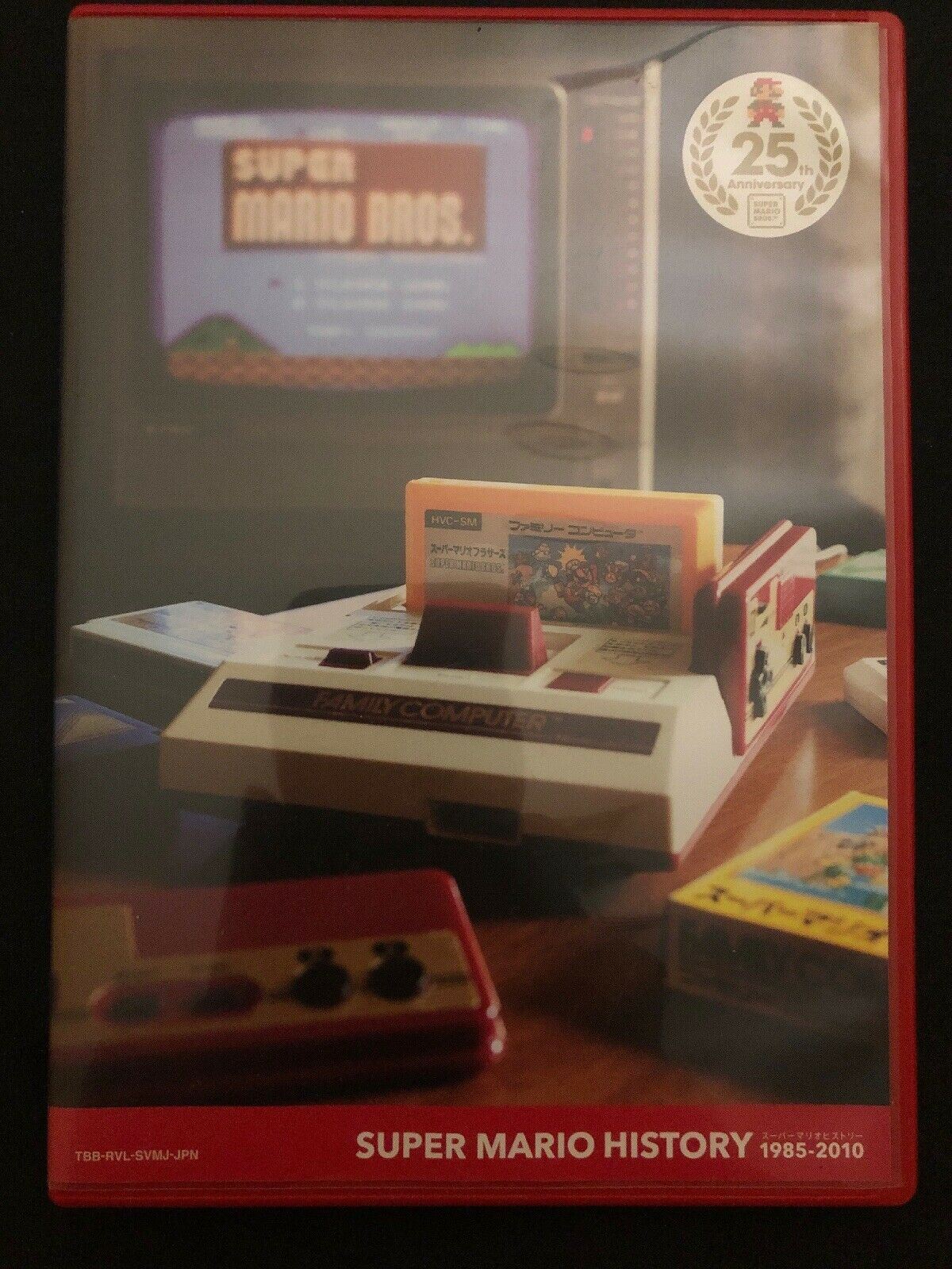 Mario One Cd Nintendo Super Mario History 1985-2010 CD Soundtrack 25th Anniversary ...