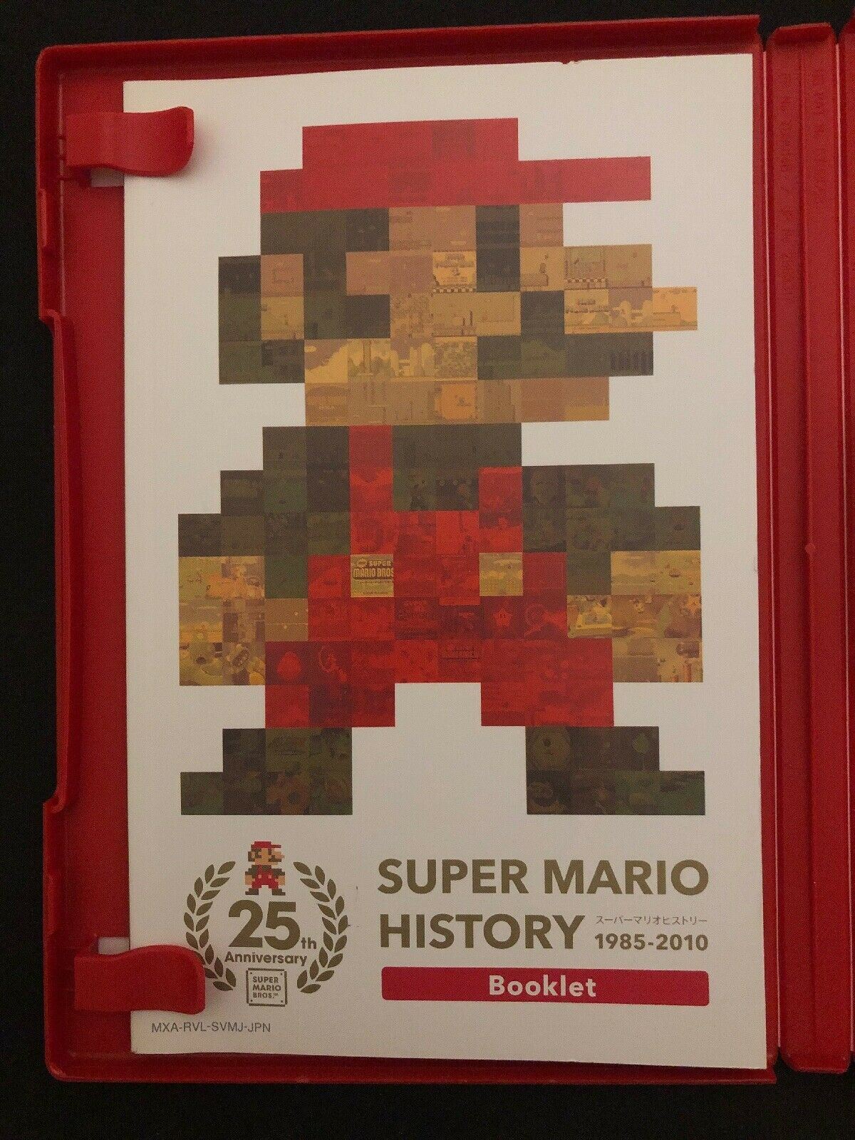 Nintendo Super Mario History 1985-2010 CD Soundtrack 25th Anniversary w booklet