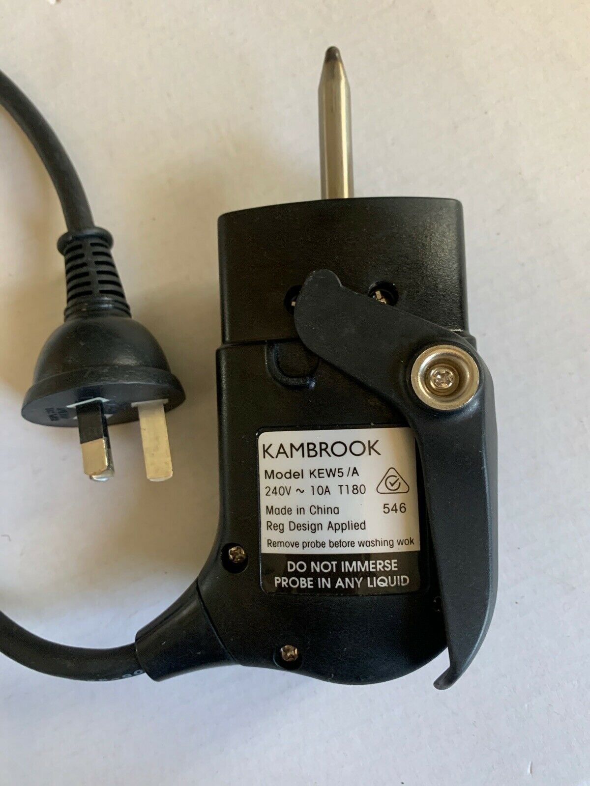 Kambrook Power Temperature Control Probe KEW5/A Essential Wok