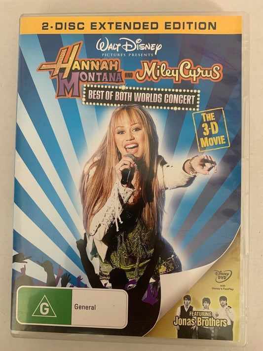 Hannah Montana And Miley Cyrus - Best Of Both Worlds Concert Tour (DVD, 2-Disc)