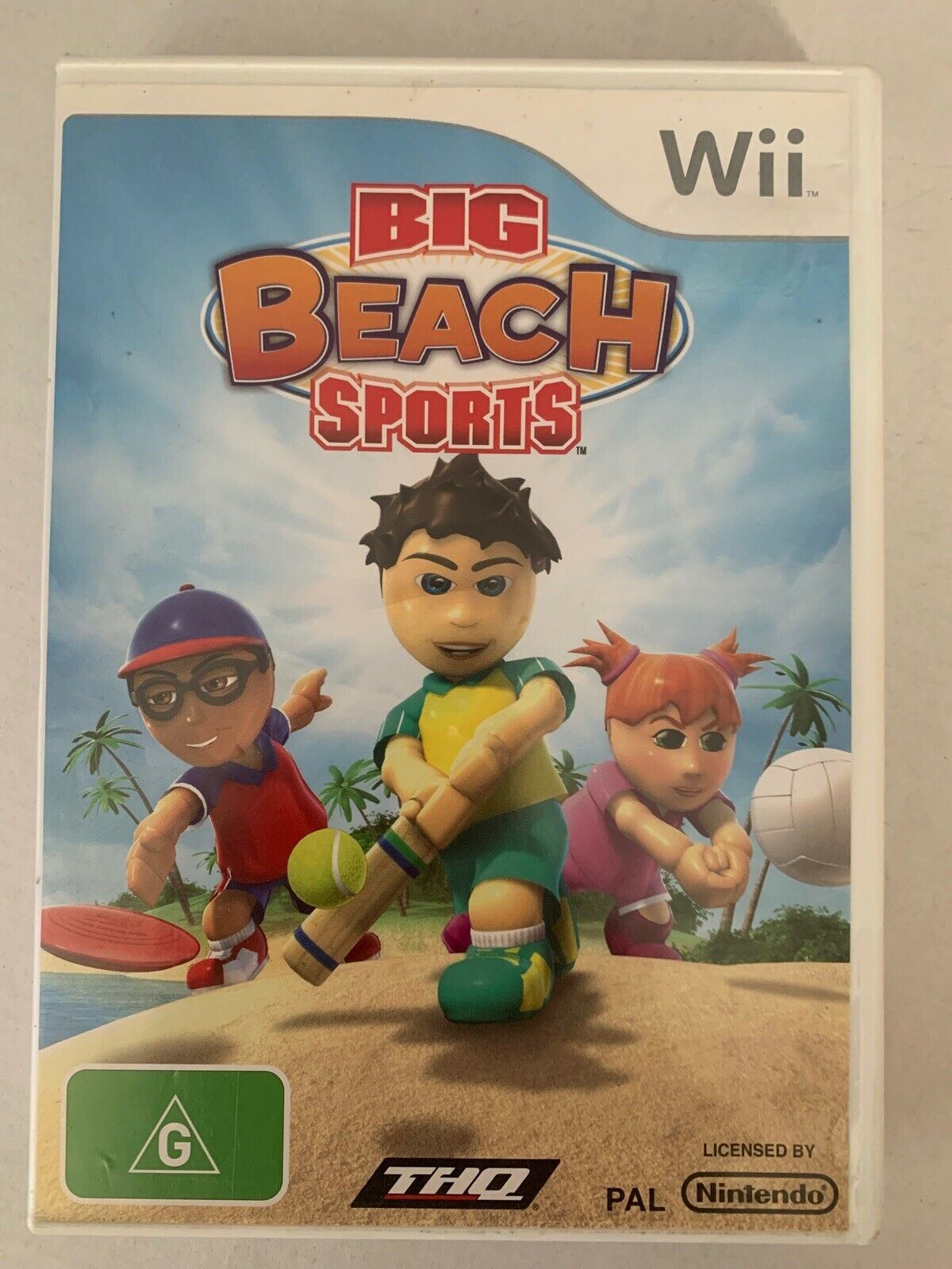 Big Beach Sports - Nintendo Wii PAL Game Sports Cricket Golf Volleyball Football