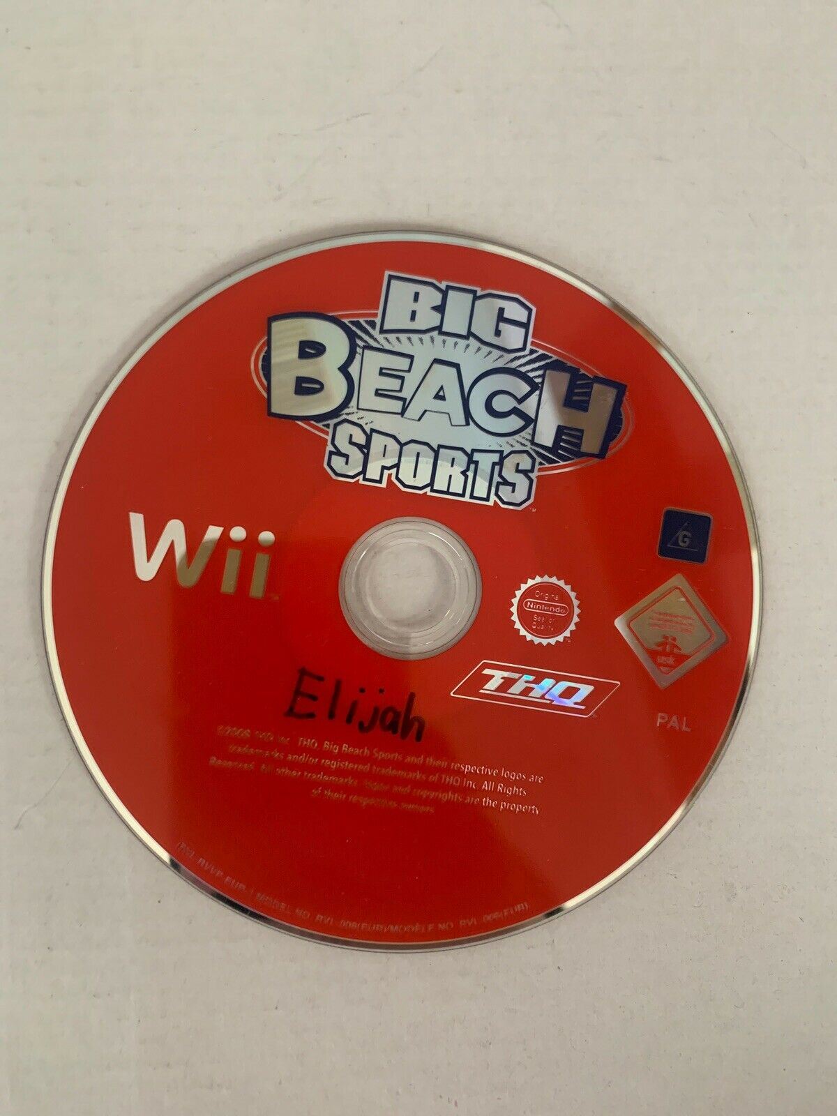 Big Beach Sports - Nintendo Wii PAL Game Sports Cricket Golf Volleyball Football