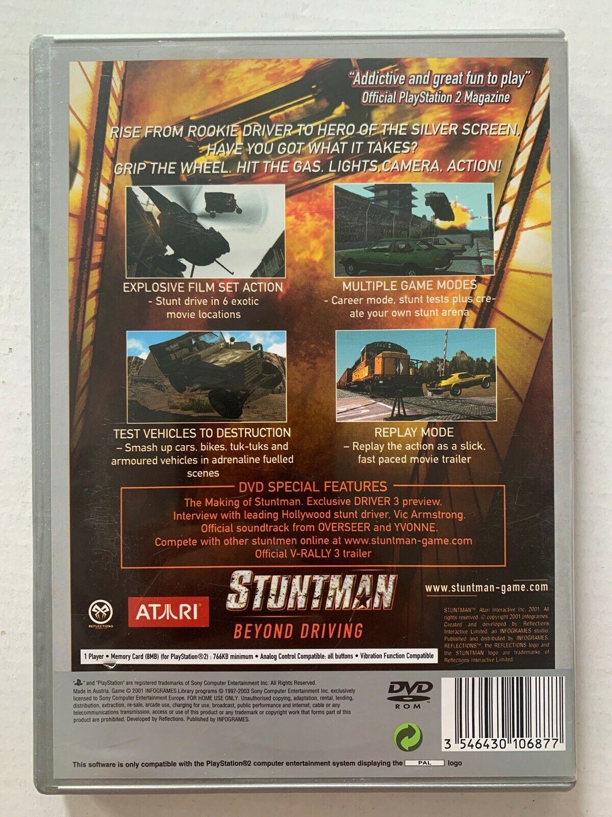 Stuntman - Sony PS2 Playstation 2 PAL Action Game