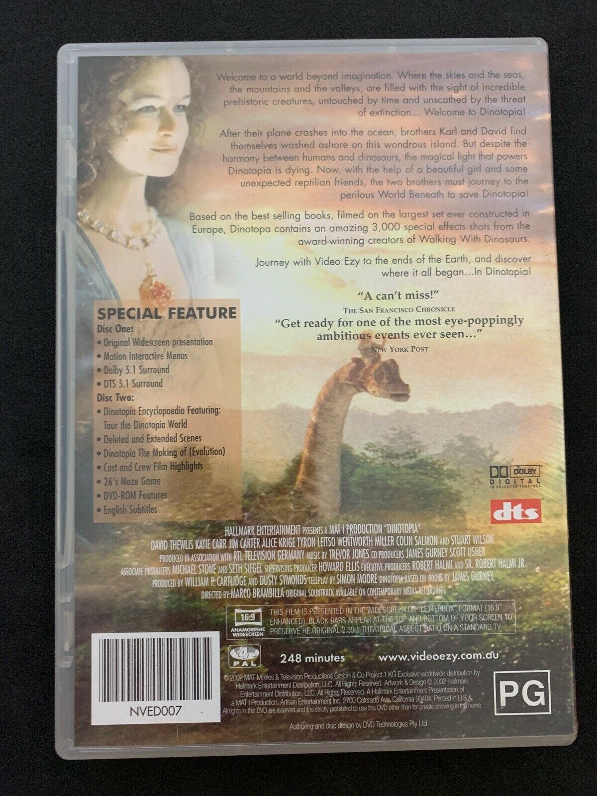 Dinotopia - Widescreen Collector's Edition (DVD, 2002, 2-Disc Set)