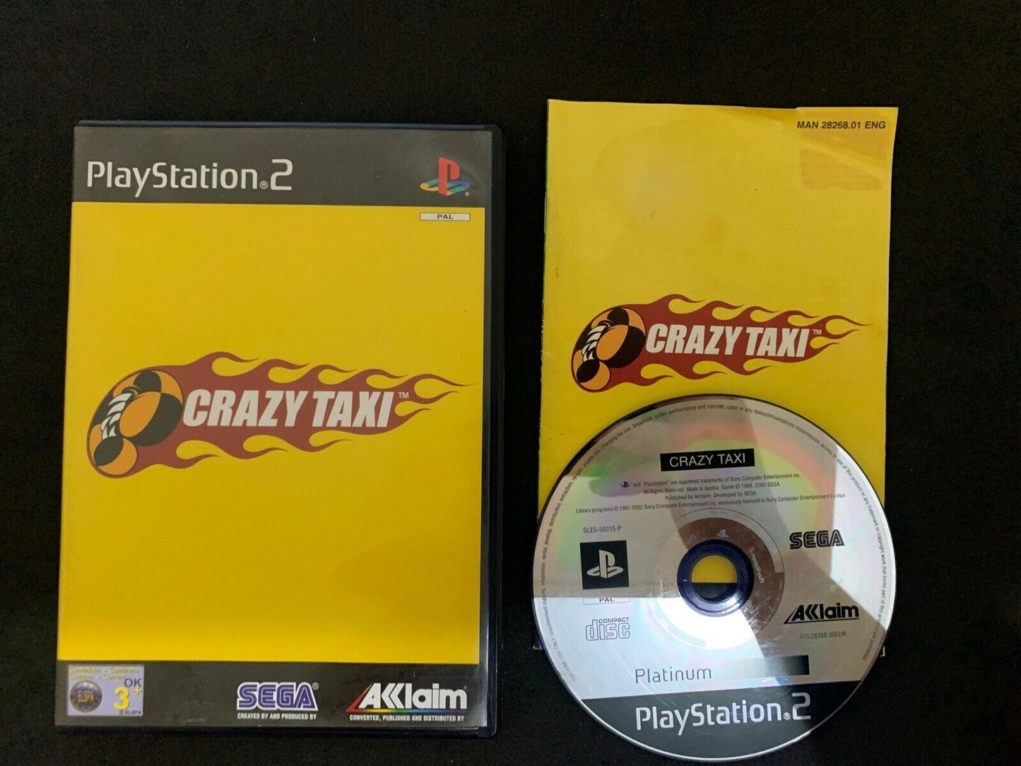 Crazy Taxi - Sony Playstation 2 PS2 SEGA Arcade Racing Game