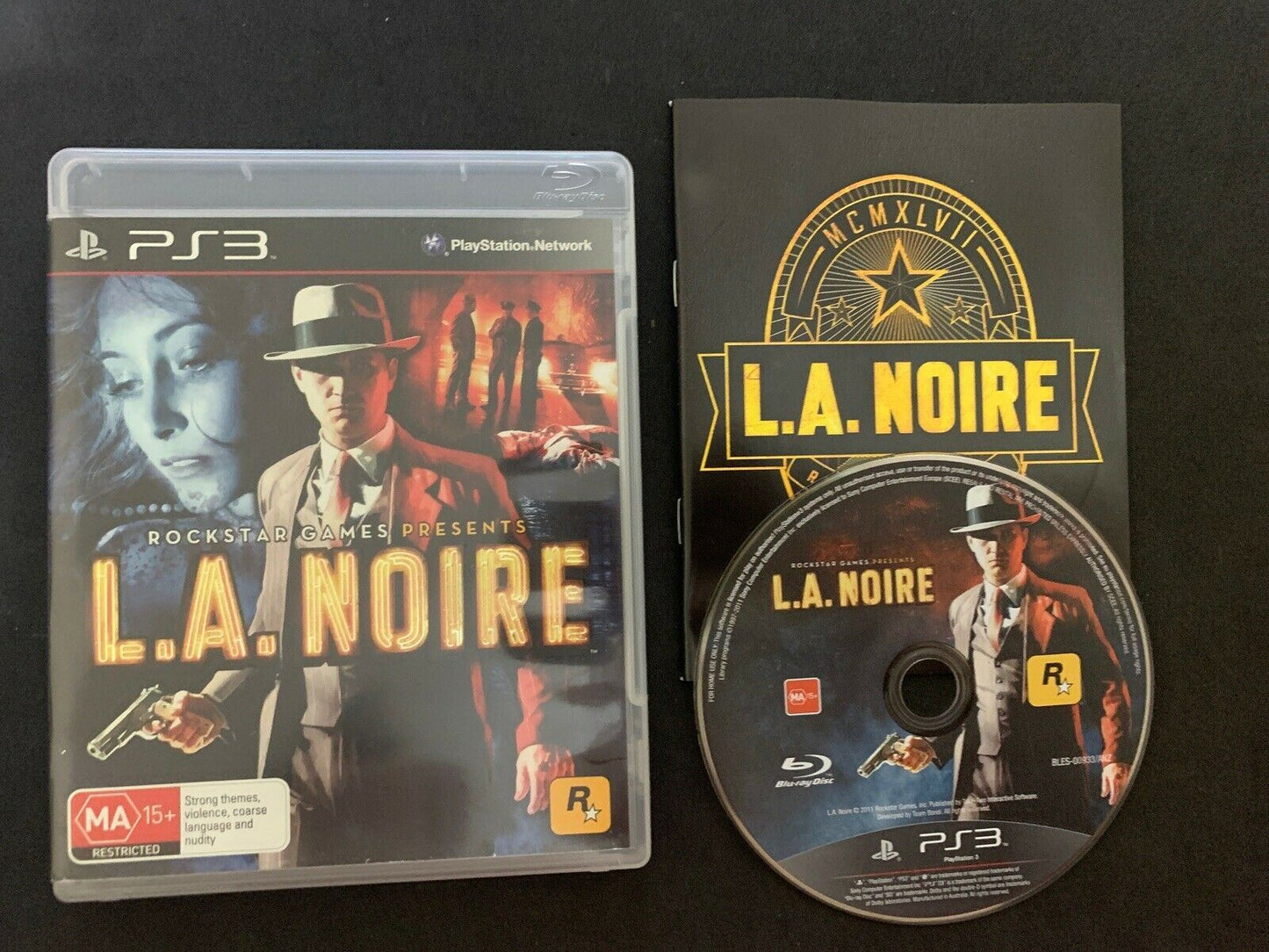 L.A. Noire Playstation 3 PS3 LA with Manual PAL