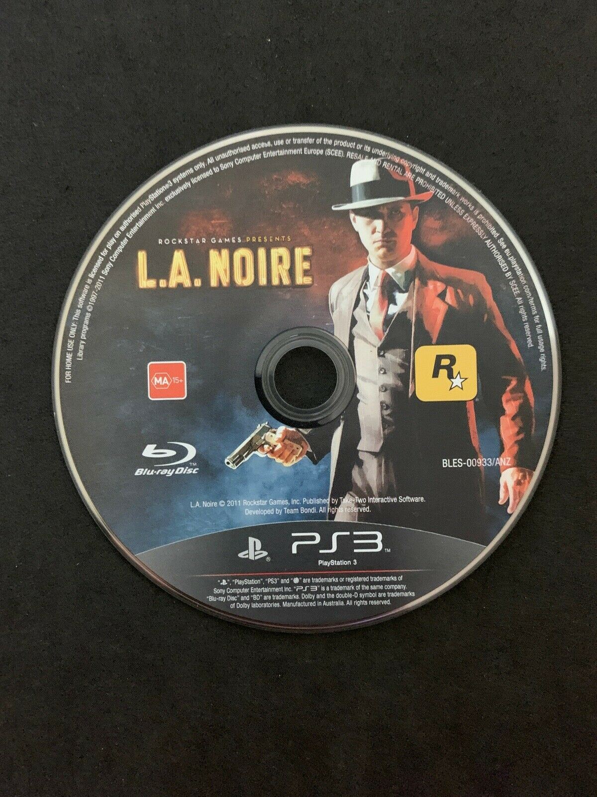 L.A. Noire Playstation 3 PS3 LA with Manual PAL