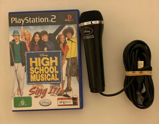 Disney Sing It: High School Musical PlayStation 2 PS2 SingStar & Microphone