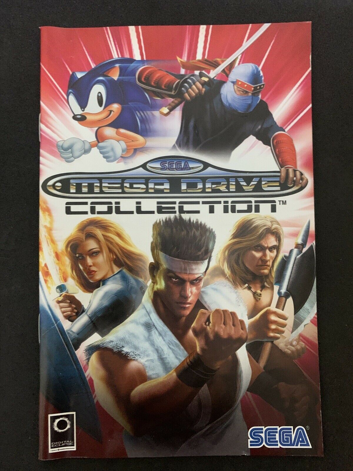 SEGA Mega Drive Collection (Sony PlayStation 2, 2007) with Manual