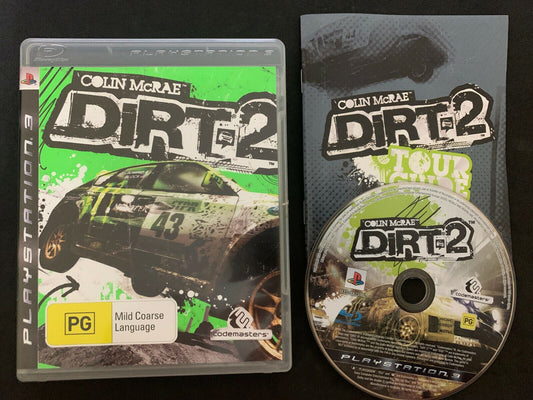 Colin McRae Dirt 2 PS3 with Manual