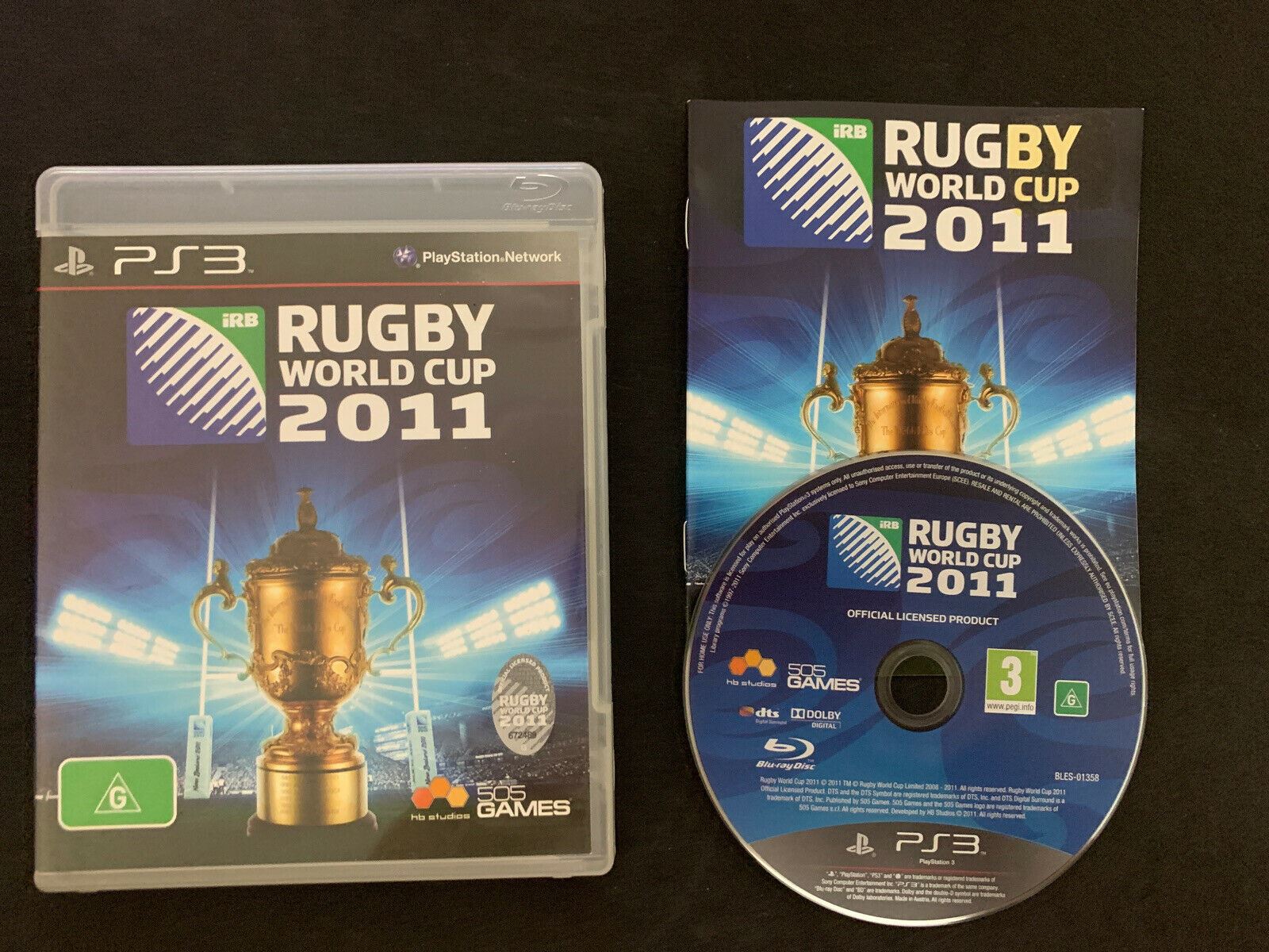 Rugby World Cup 2011 - Sony Playstation 3 PS3 - Includes Manual – Retro ...