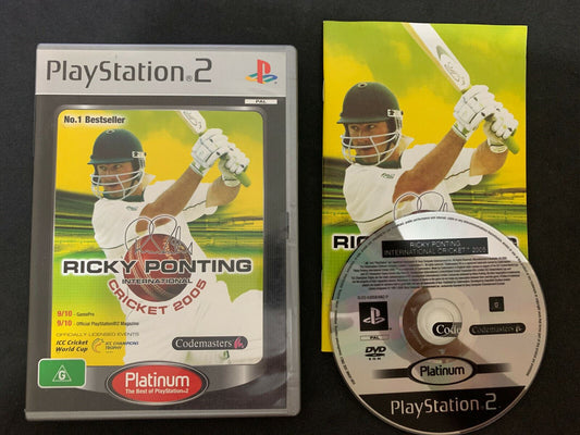 Ricky Pointing Cricket 2005 - Sony PlayStation 2 PS2 - Complete with Manual PAL