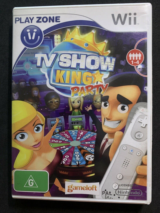 TV Show King Party (Nintendo Wii, 2008) Trivia Game - 1-4 Players