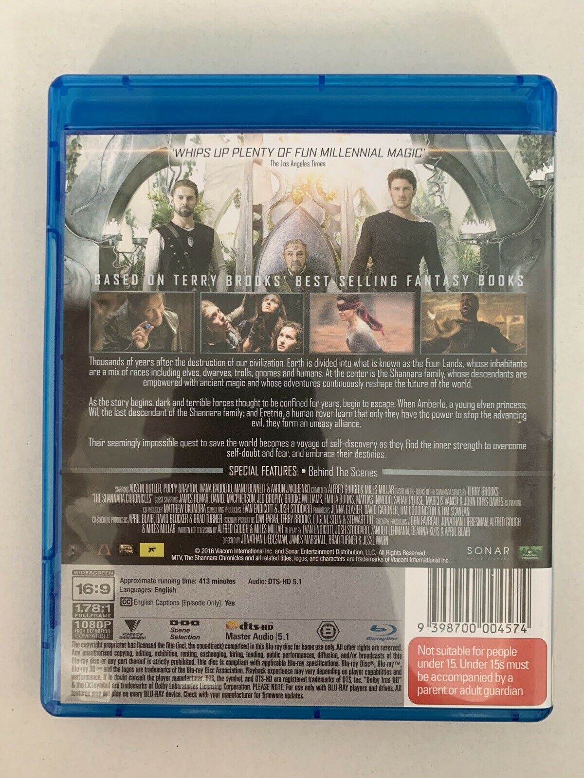 The Shannara Chronicles (Blu-ray, 2016, 2-Disc Set)