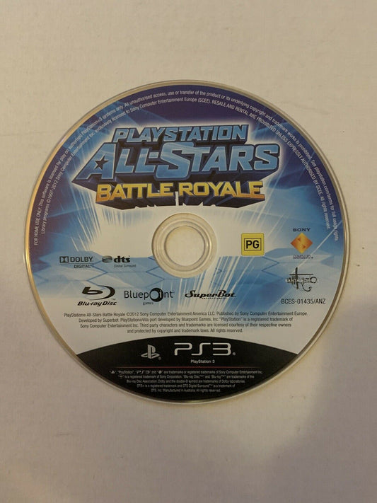 PlayStation All-Stars Battle Royale (Sony PS3, 2012) **Disc Only**