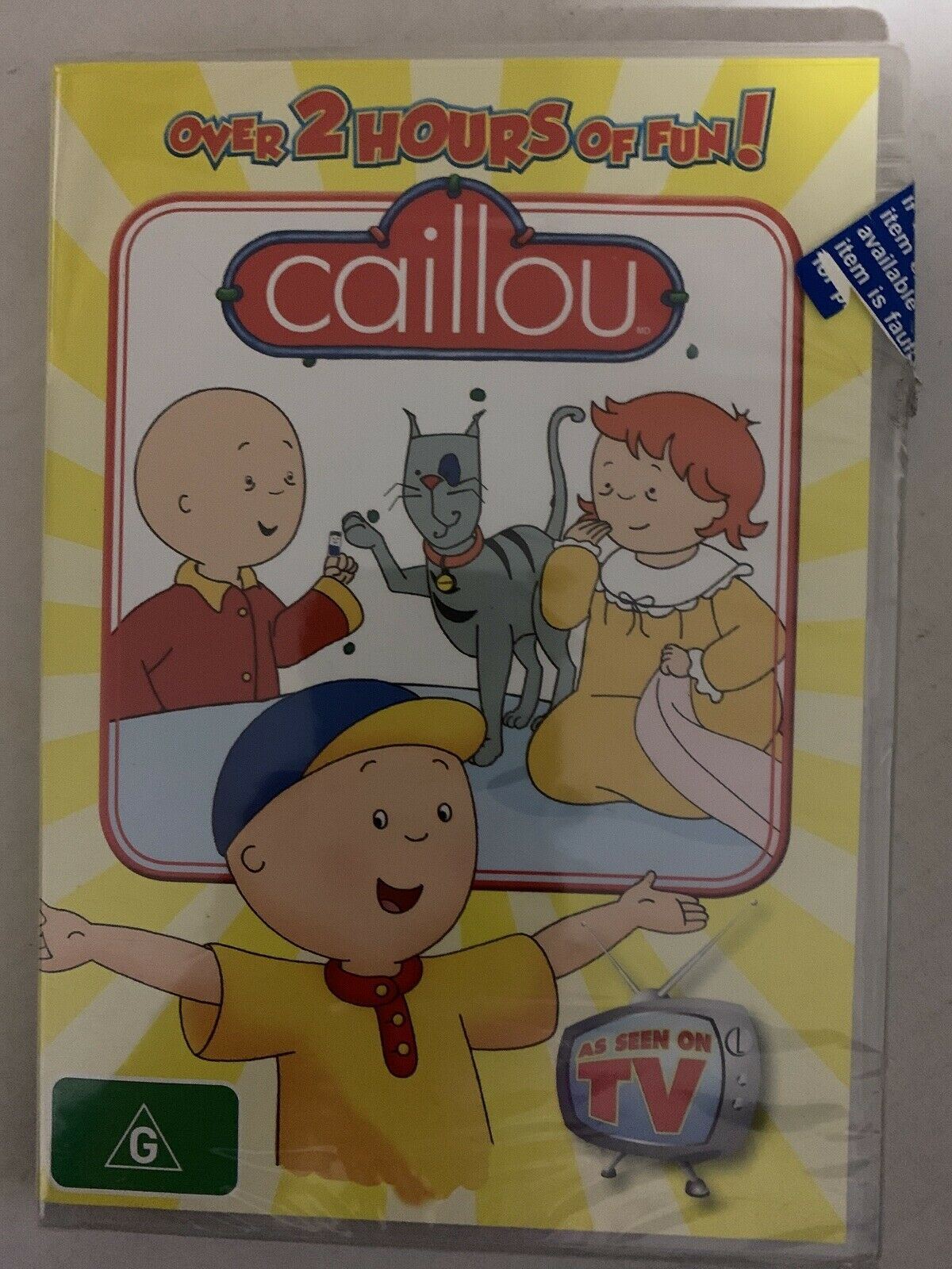 *New & Sealed* Caillou (DVD, 2010) Region 4 Children's & Family Animated DVD