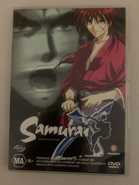 Samurai X The Motion Picture (DVD, 2001) Rurouni Kenshin. Region 4,2