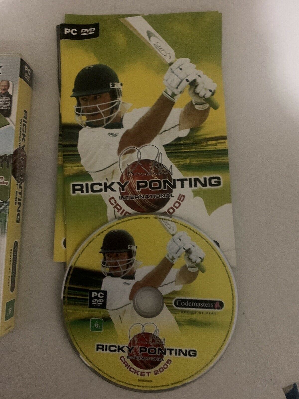 Ricky Pointing International Cricket 2005 PC DVD ROM With Manual