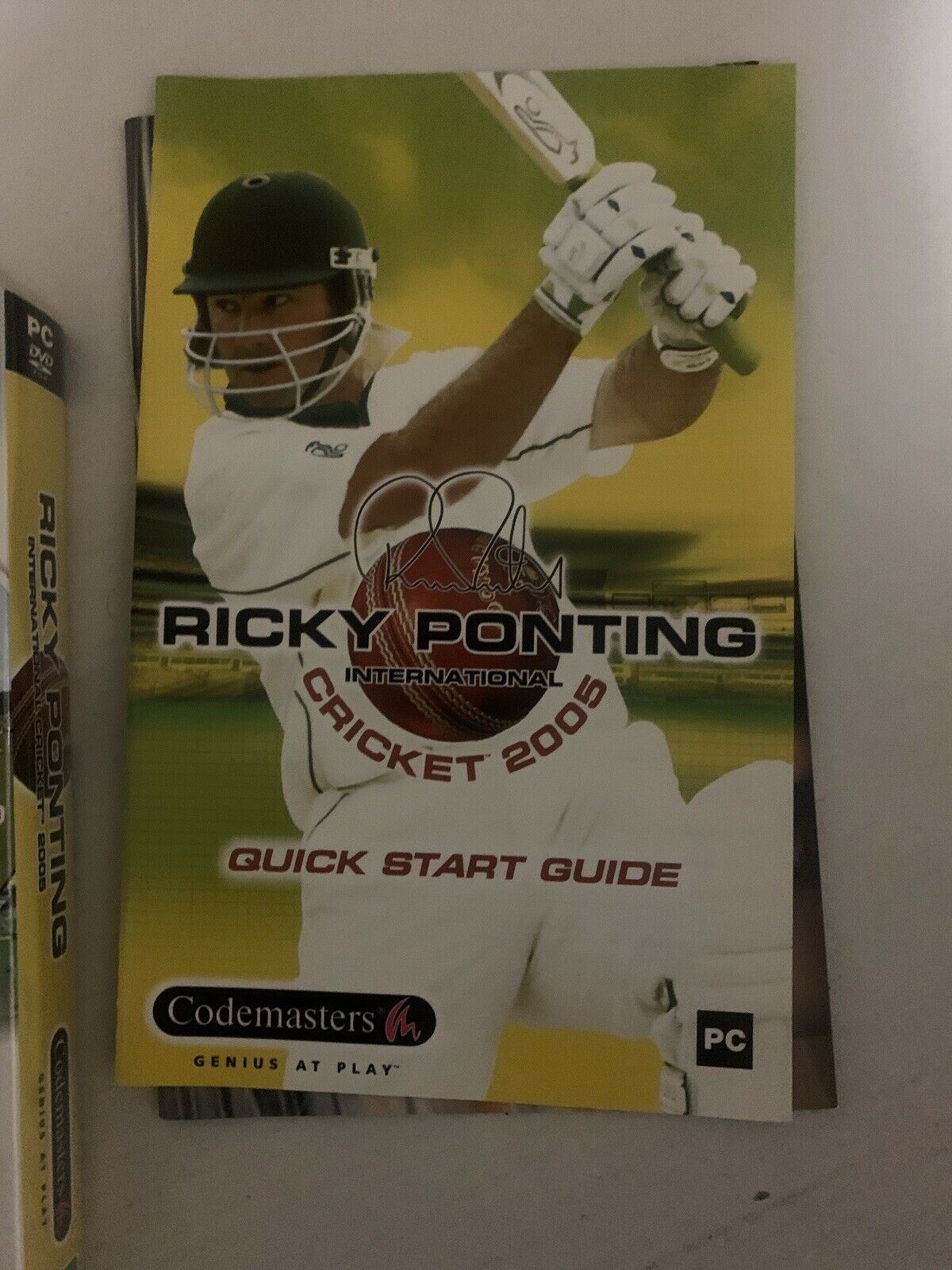 Ricky Pointing International Cricket 2005 PC DVD ROM With Manual ...